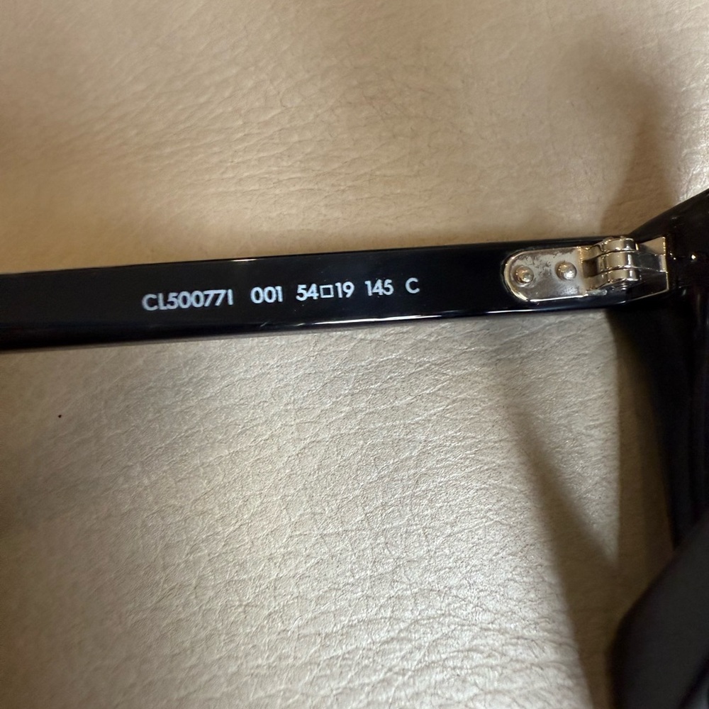 Celine Black Cat-Eye Glasses - Picture 3 of 3